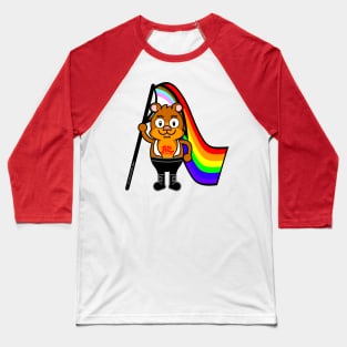 PRIDE BEAR FLAG Baseball T-Shirt